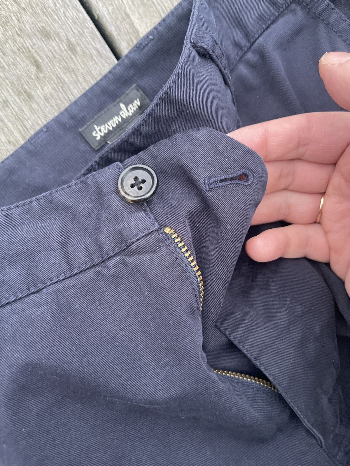 Steven Alan Steven Alan navy pants mens 32 Size US 32 / EU 48 - 4 Thumbnail