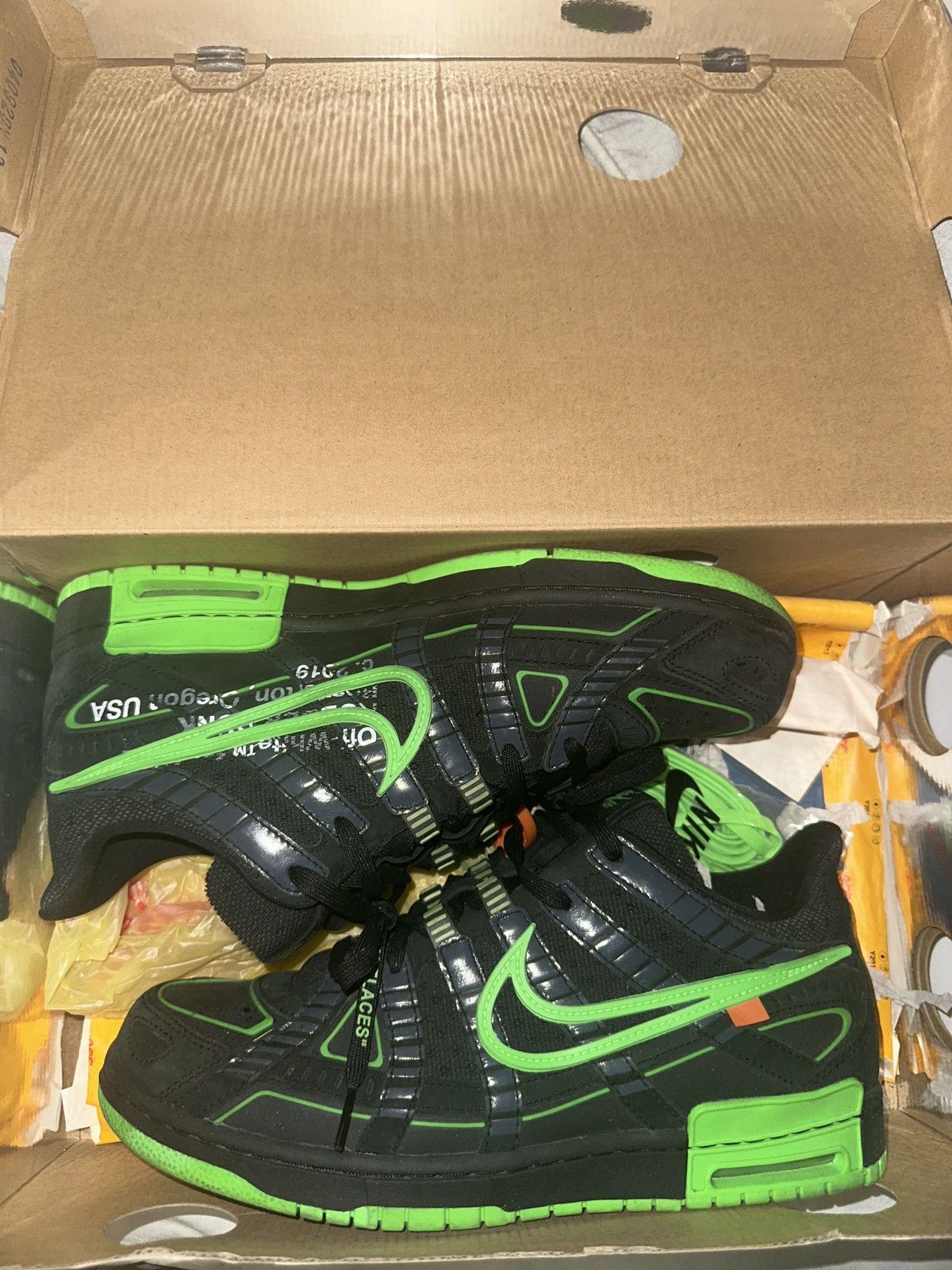 Nike × Off-White Nike Air Rubber Dunk / OW Size US 11.5 / EU 44-45 - 1 Thumbnail
