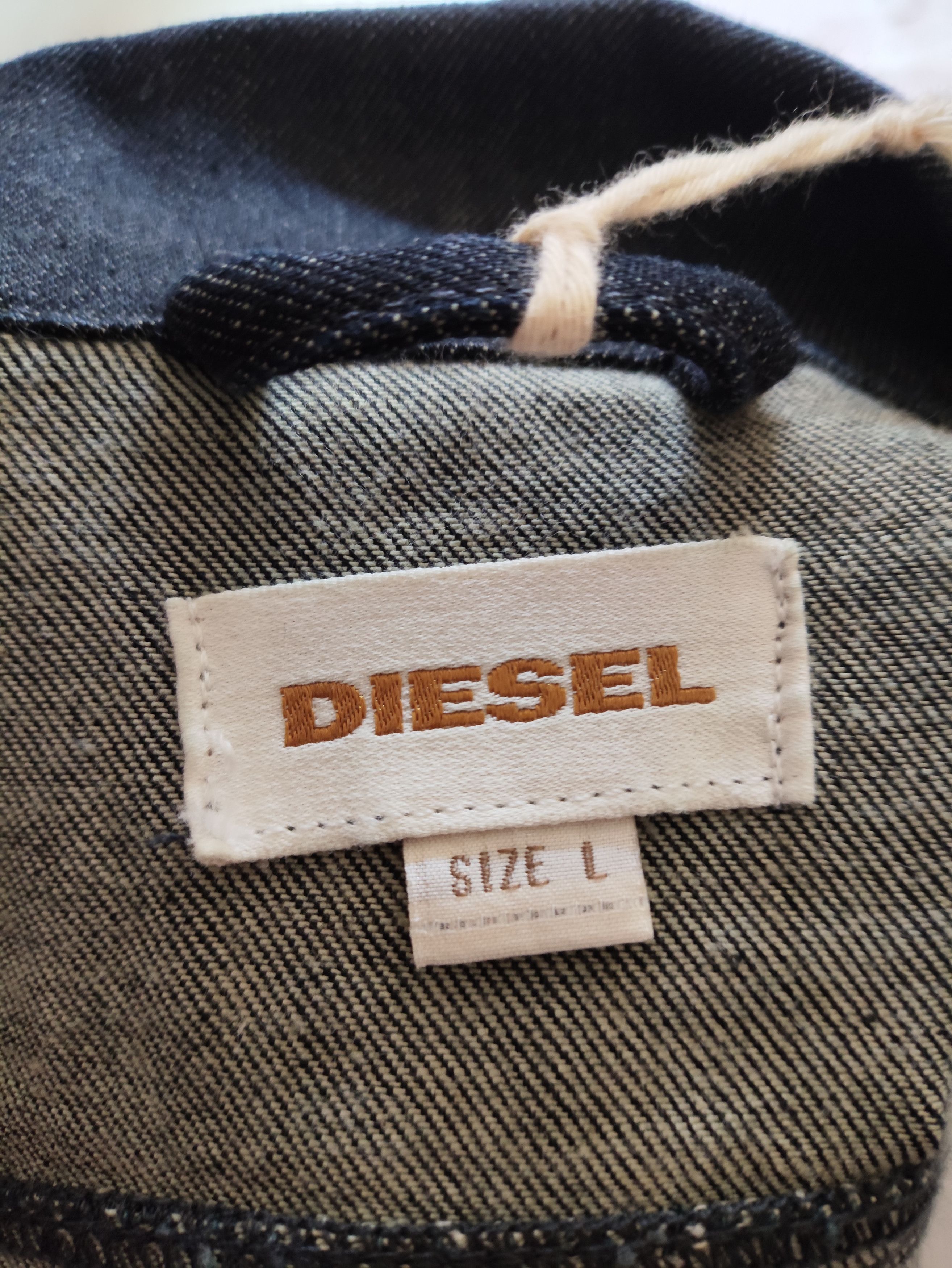 Diesel Black Denim Jacket Diesel Size L / US 10 / IT 46 - 6 Thumbnail