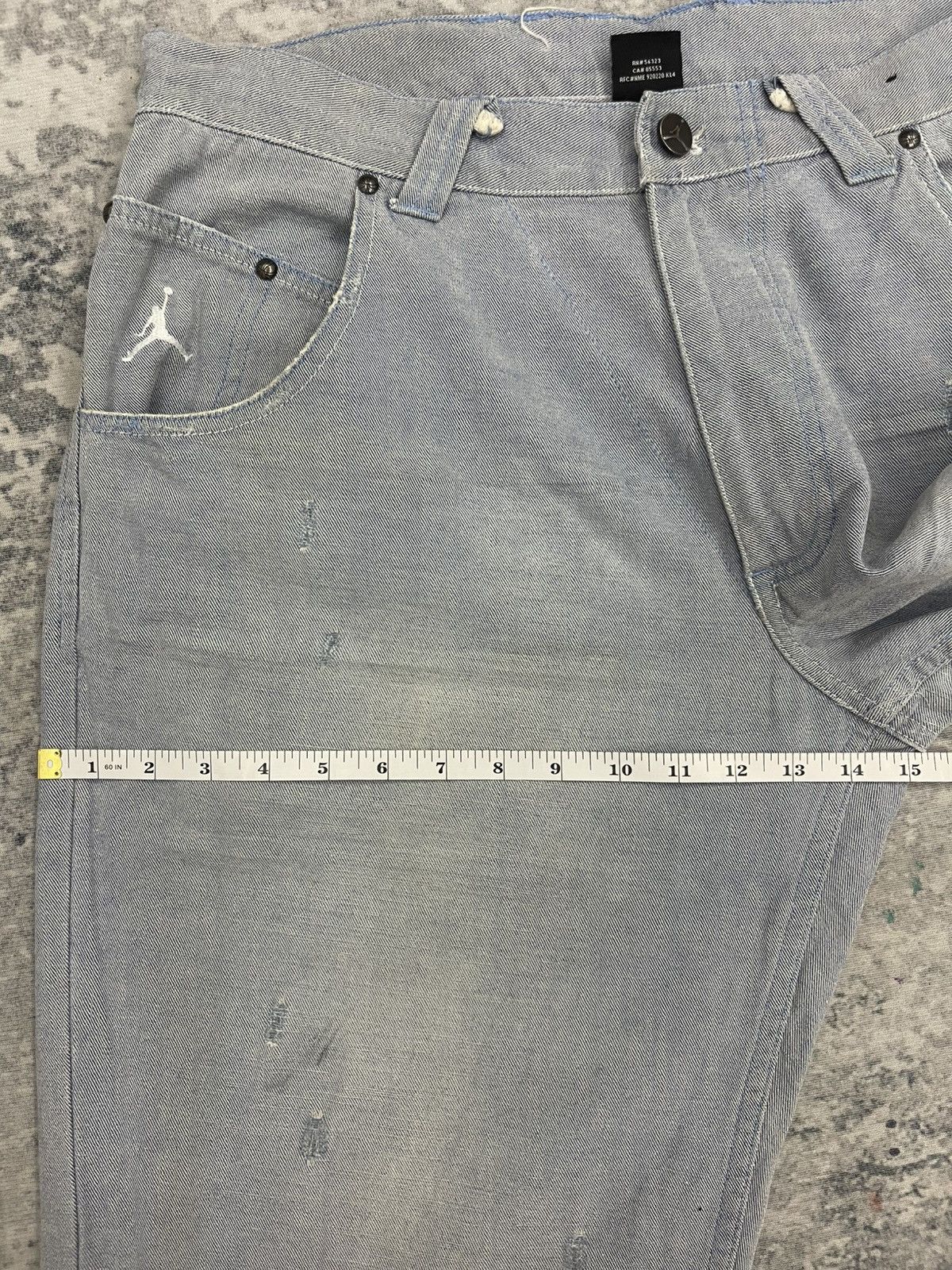 Nike Vintage 2005 Air Jordan 20th Anniversary Baggy Denim Jeans Size US 34 / EU 50 - 14 Thumbnail