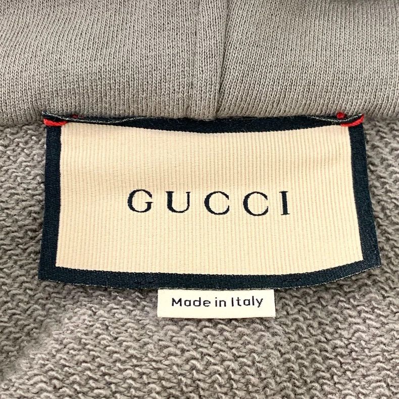 Gucci Gucci Brown-green webbing logo embroidery cotton hooded dra Size US XS / EU 42 / 0 - 7 Thumbnail