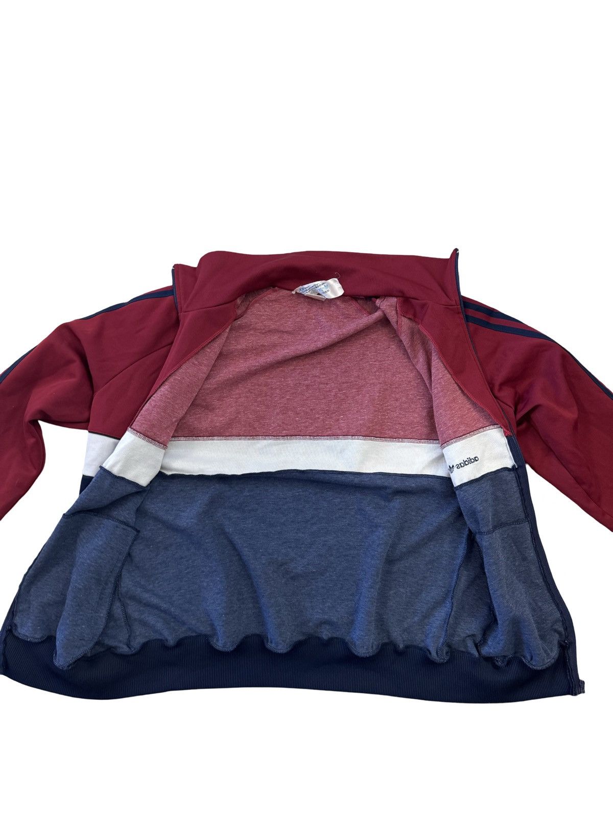 Adidas × Vintage 🔥1980 Adidas Track Jacket/Rare Vintage Adidas Zip Sweatshirt Size US L / EU 52-54 / 3 - 10 Thumbnail