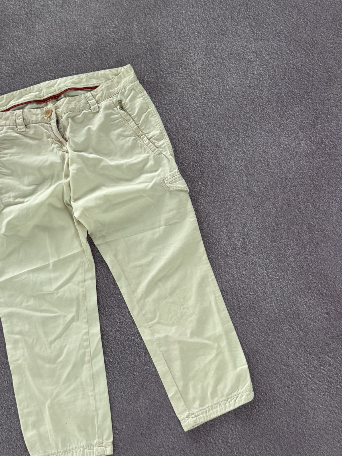 Prada Prada 00s Vintage Glamour Cargo Pants - Baggy Fit Size 34" / US 12 / IT 48 - 6 Thumbnail