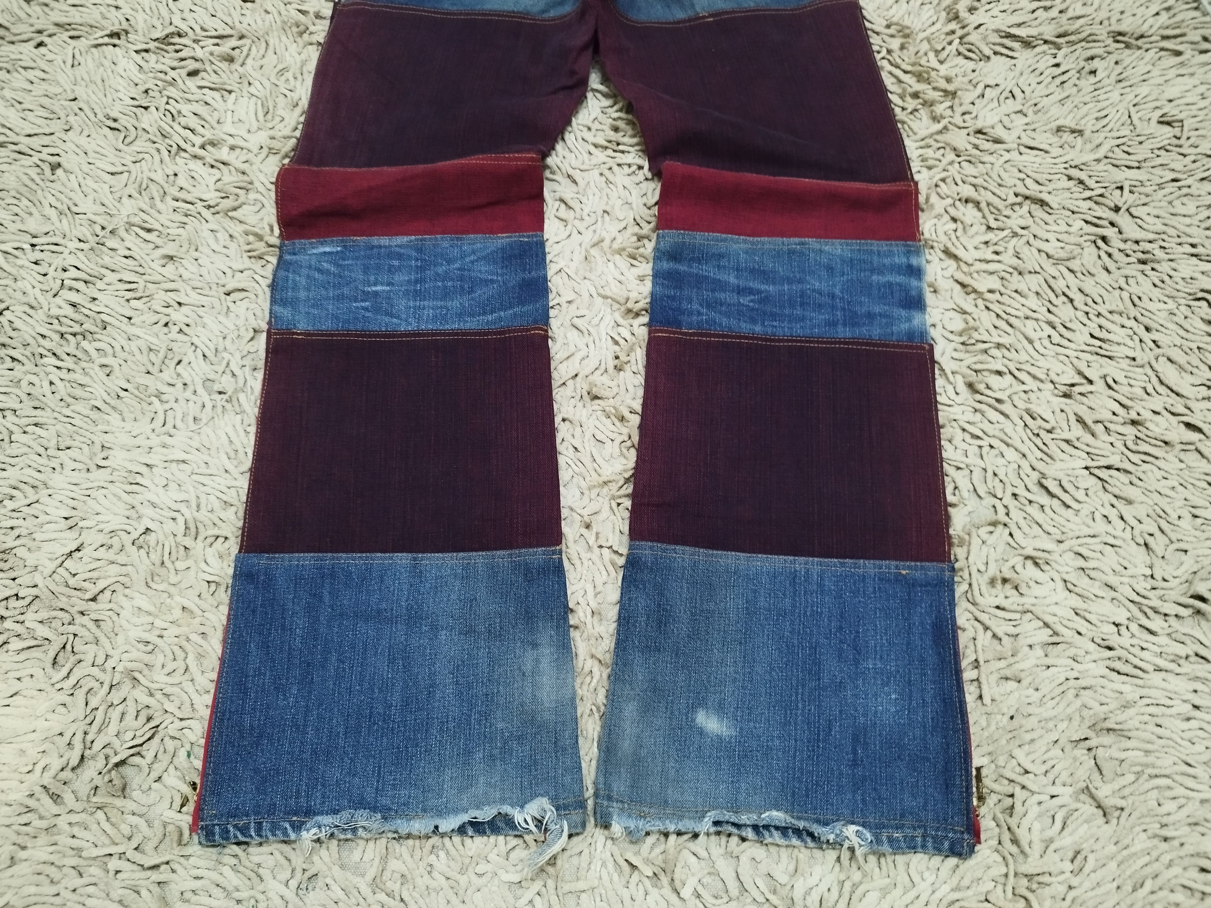 Japanese Brand Japanese Brand Custom Made Paneled Flare Bootcut Jeans Size US 28 / EU 44 - 8 Thumbnail