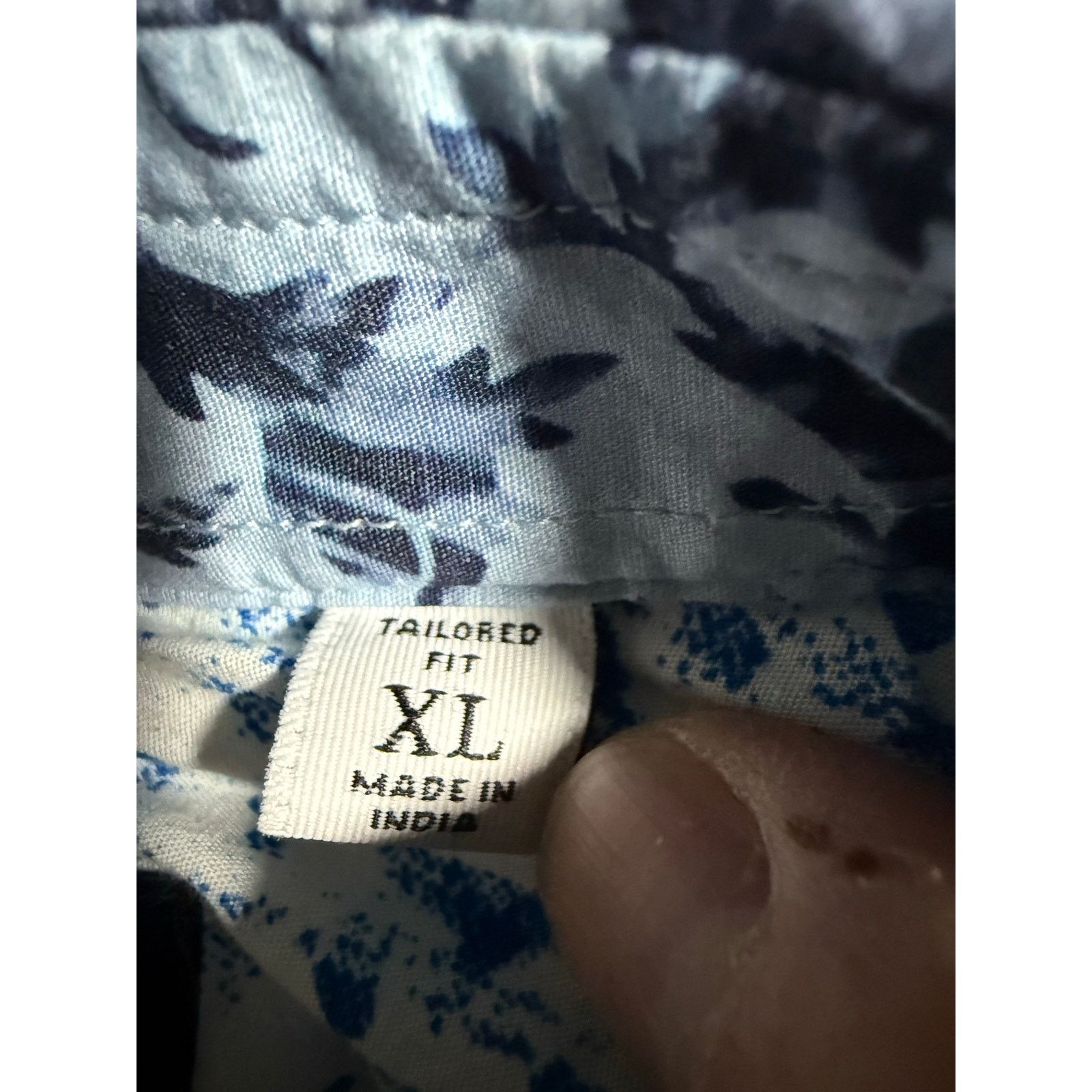 Robert Graham Robert Graham Men’s XL Long Sleeve Button Blue Floral Size US XL / EU 56 / 4 - 4 Thumbnail