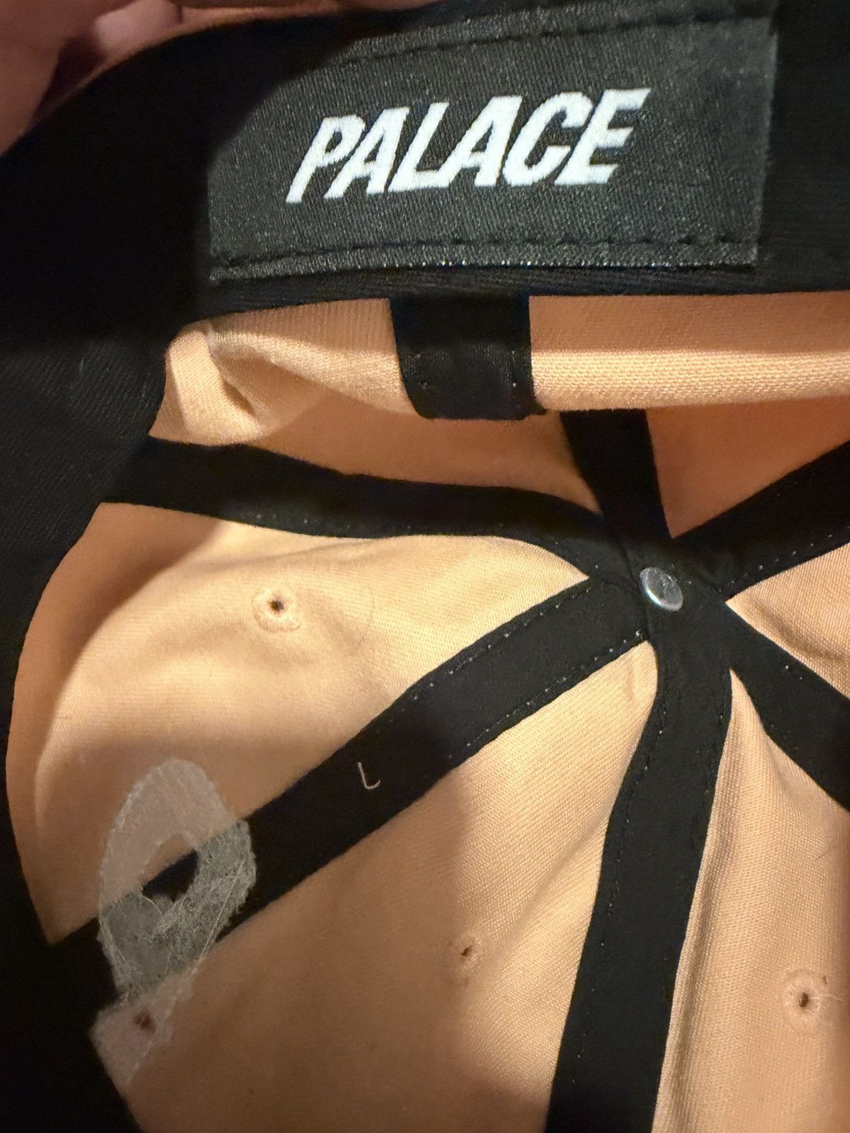 Palace Palace 6-Panel Hat Peach 🍑 NWOT Size ONE SIZE - 8 Thumbnail