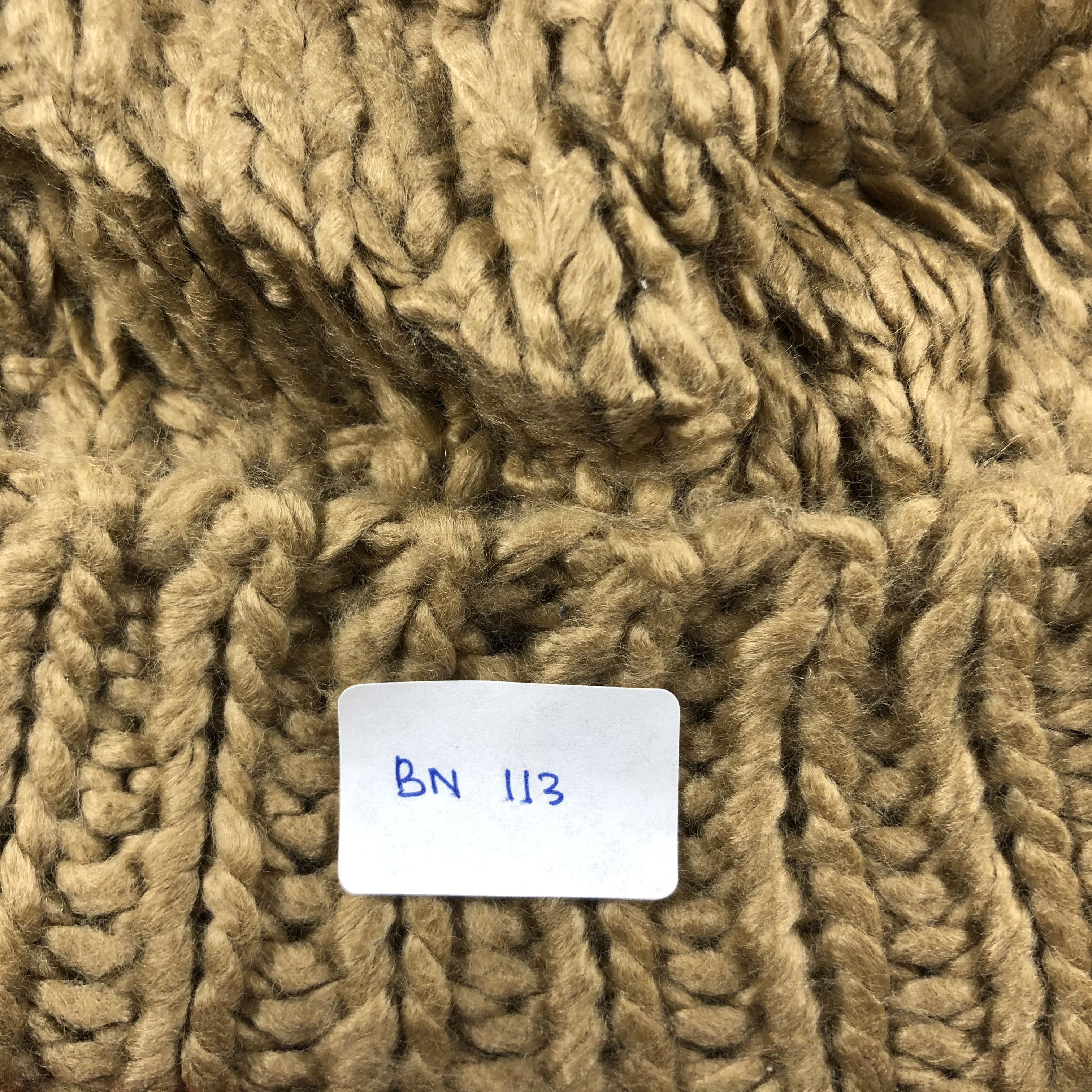 Japanese Brand Aran Cable Knit Beanie Size ONE SIZE - 4 Thumbnail