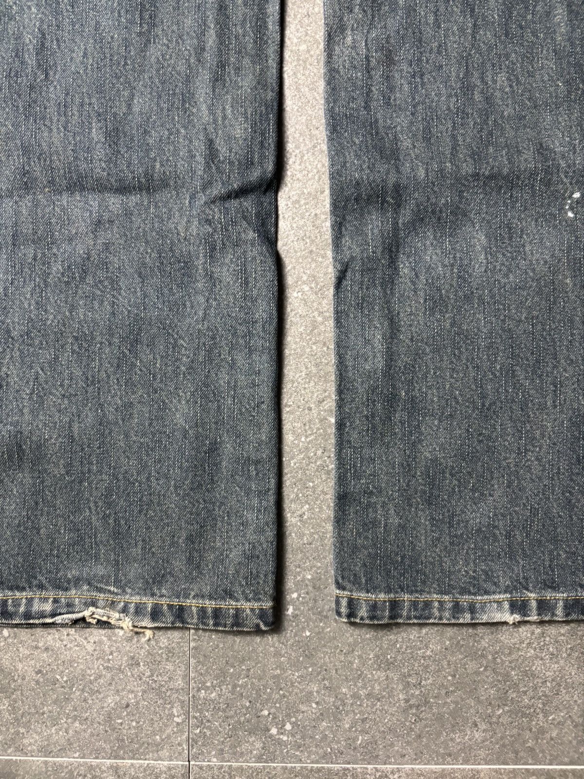 Japanese Brand 2000s Aphalle Double Waist Hybrid Camo Mudwash Jeans Size US 31 - 18 Thumbnail
