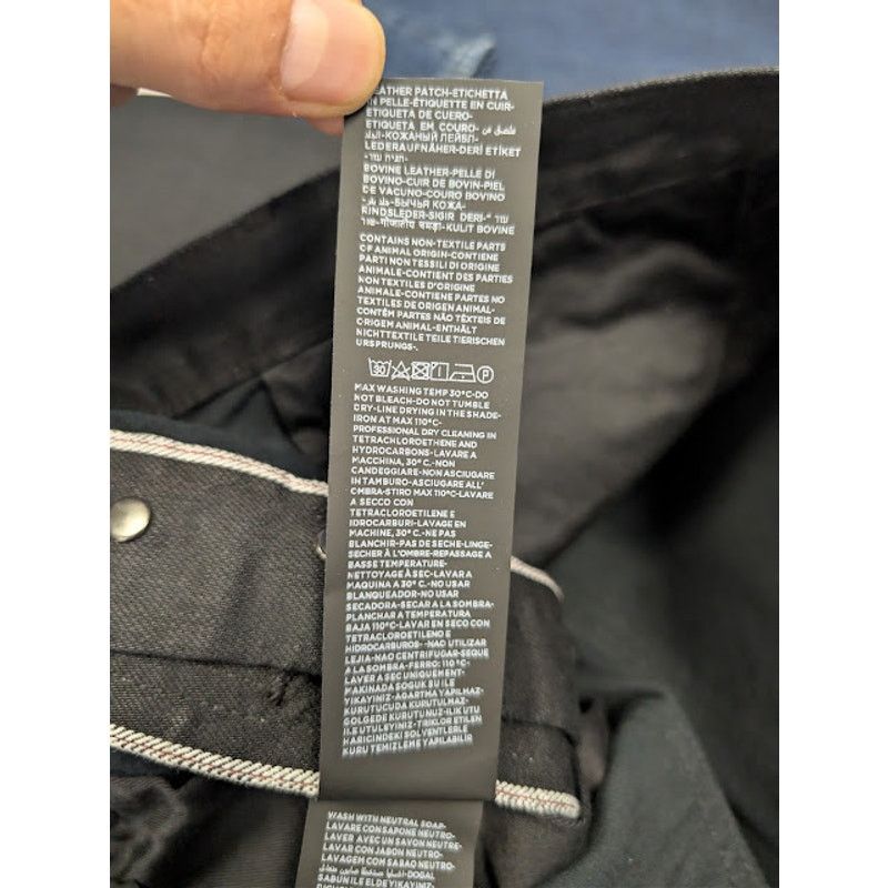Tom Ford o1rshd1 Tapered Fit Denim Jeans in Black Size US 36 / EU 52 - 16 Thumbnail