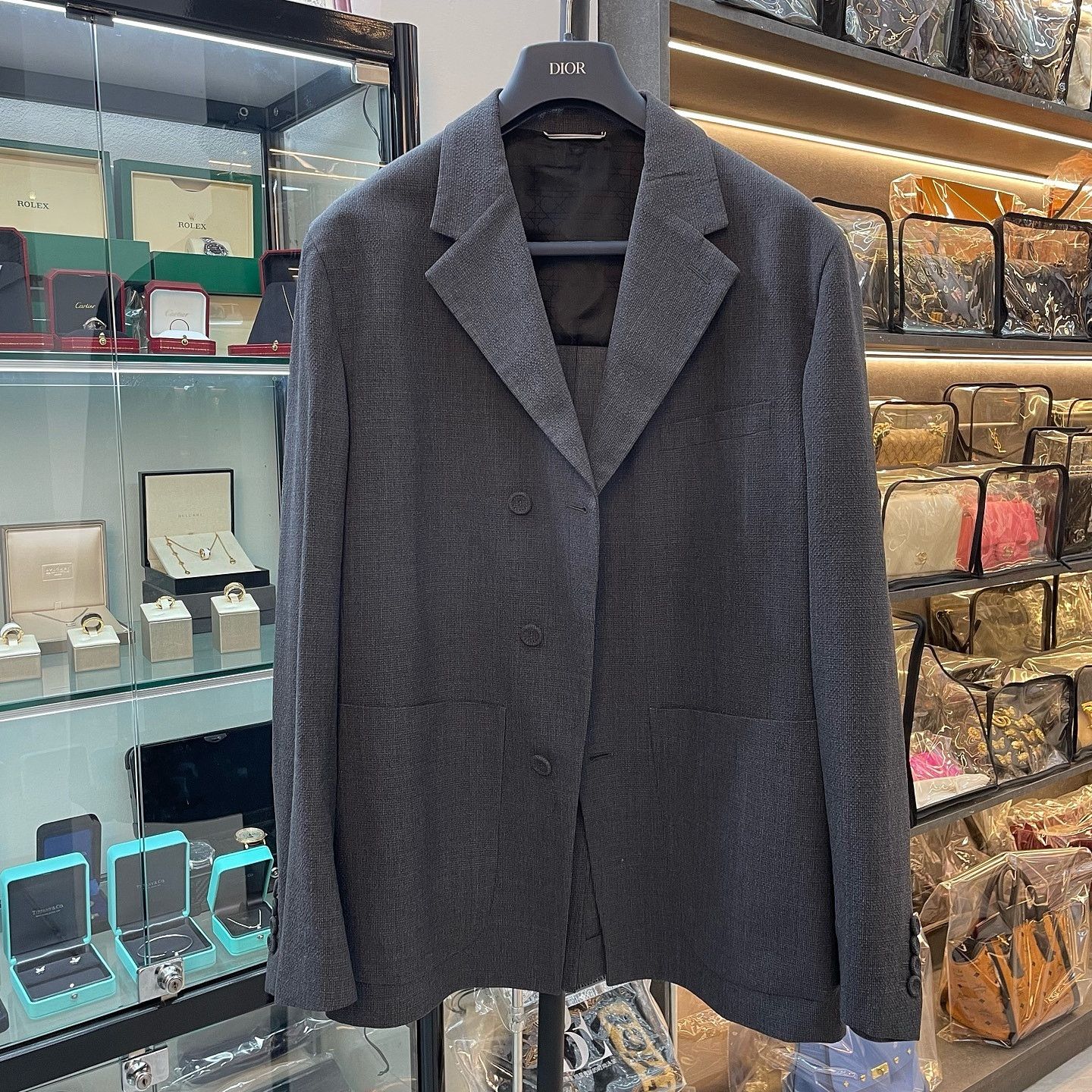 Dior Dior Wool Blend Single Breasted Blazer Size 40R Size 40R - 1 Thumbnail