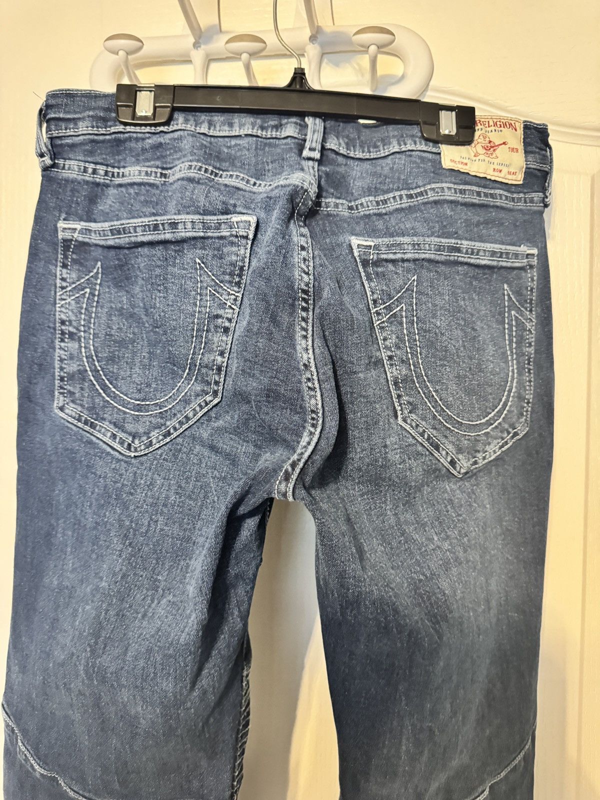 True Religion True Religion Rocco Moto Relaxed Skinny Jeans 30 Size US 30 / EU 46 - 10 Thumbnail