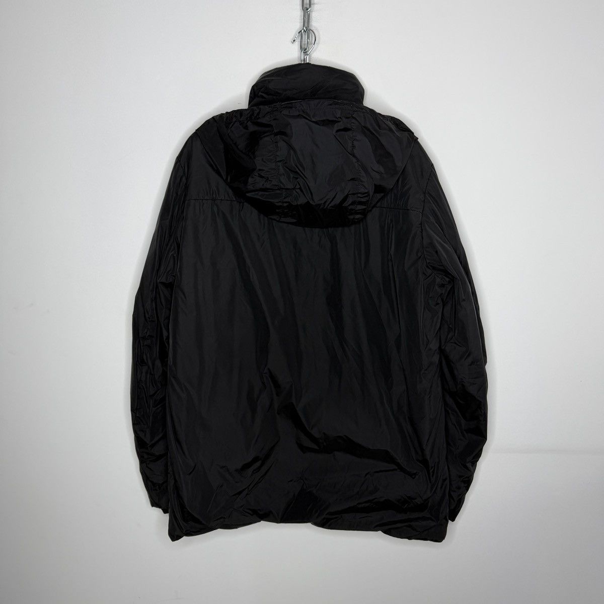 Prada Prada Nylon Black Jacket Padded Hooded Size US L / EU 52-54 / 3 - 8 Thumbnail