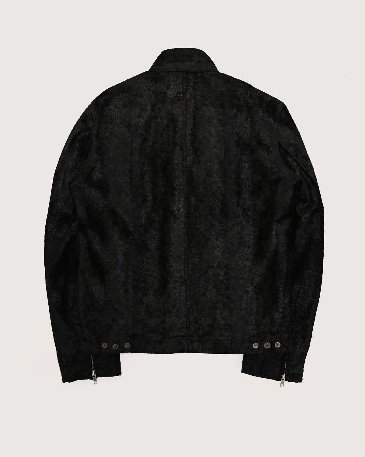 Japanese Brand × Yoshiyuki Konishi Snap Closure Furry Biker Jacket Size US M / EU 48-50 / 2 - 2 Thumbnail