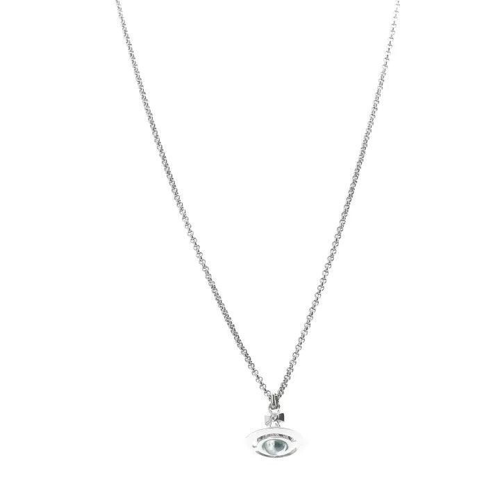 Vivienne Westwood Vivienne Westwood Petite Orb Mint Green Pendant Necklace Size ONE SIZE - 7 Thumbnail