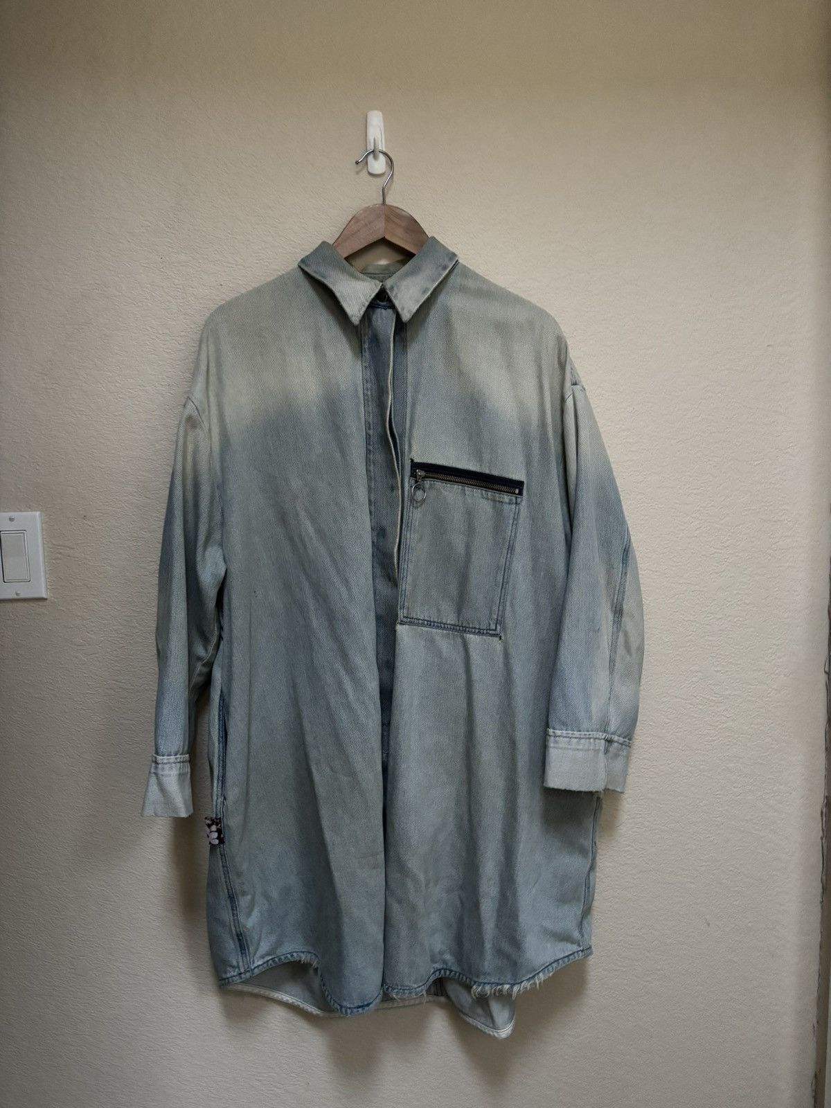 Maison Margiela MM6 Margiela Denim Shirt Dress Size XS / US 0-2 / IT 36-38 - 1 Thumbnail