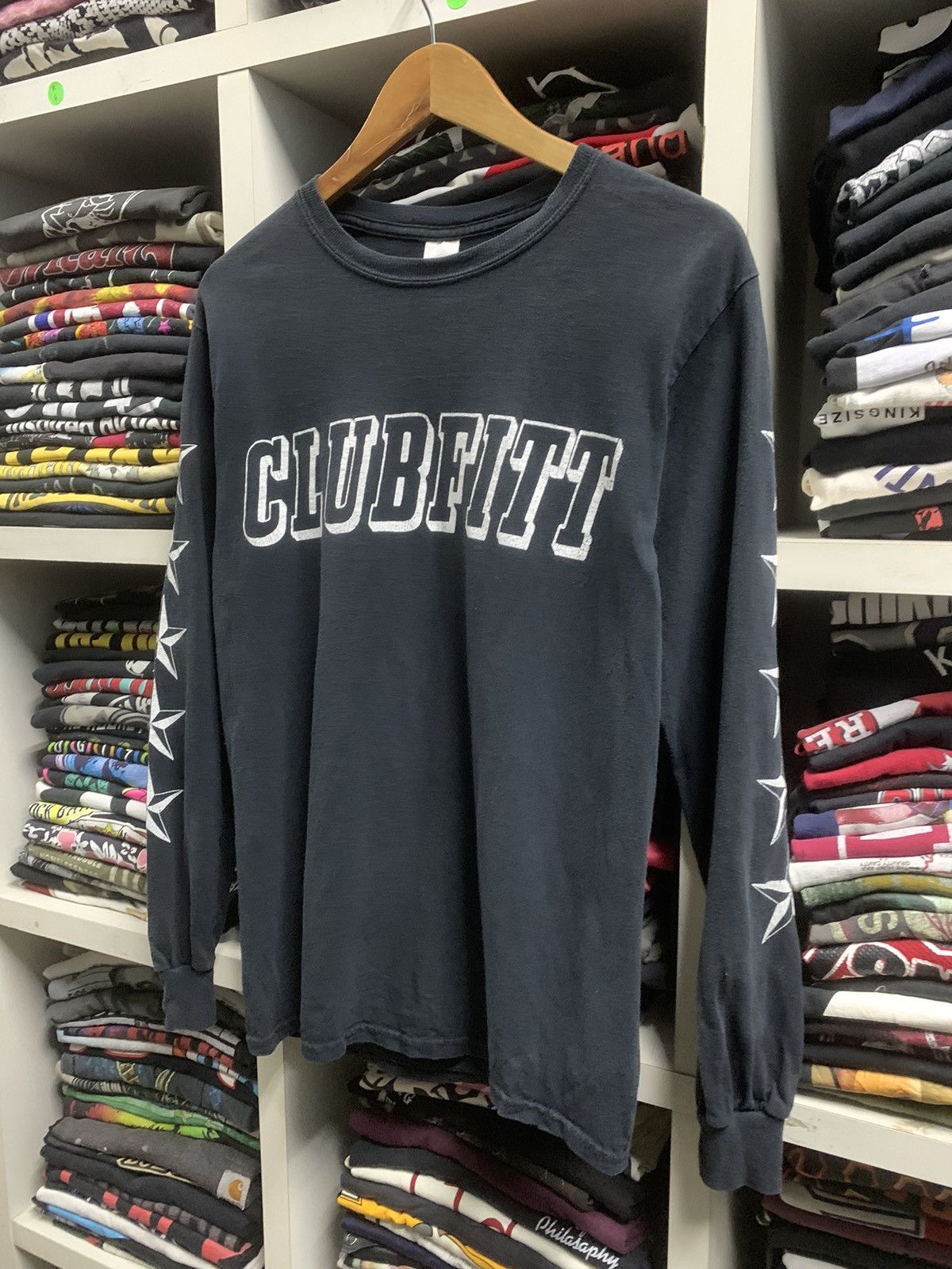 Gildan × Vintage Vintage Clubfitt Long Sleeve Shirt Size US S / EU 44-46 / 1 - 5 Thumbnail