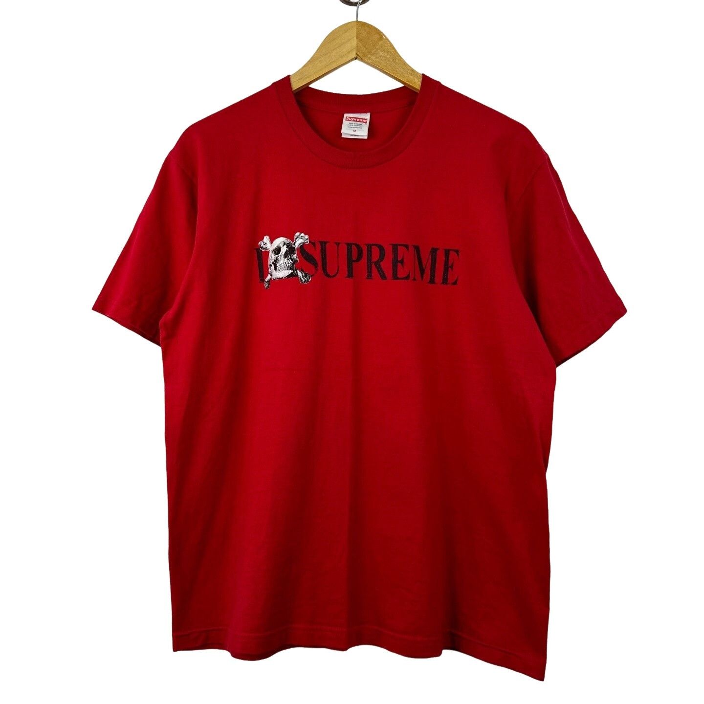Supreme Supreme Skull Logo T-Shirt Red Size M Size US M / EU 48-50 / 2 - 1 Thumbnail