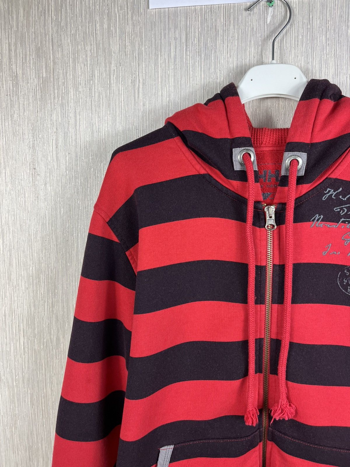 Helly Hansen × Seditionaries × Vintage Vintage Helly Hanse y2k zip hoodie striped sweatshirt Size US M / EU 48-50 / 2 - 4 Thumbnail