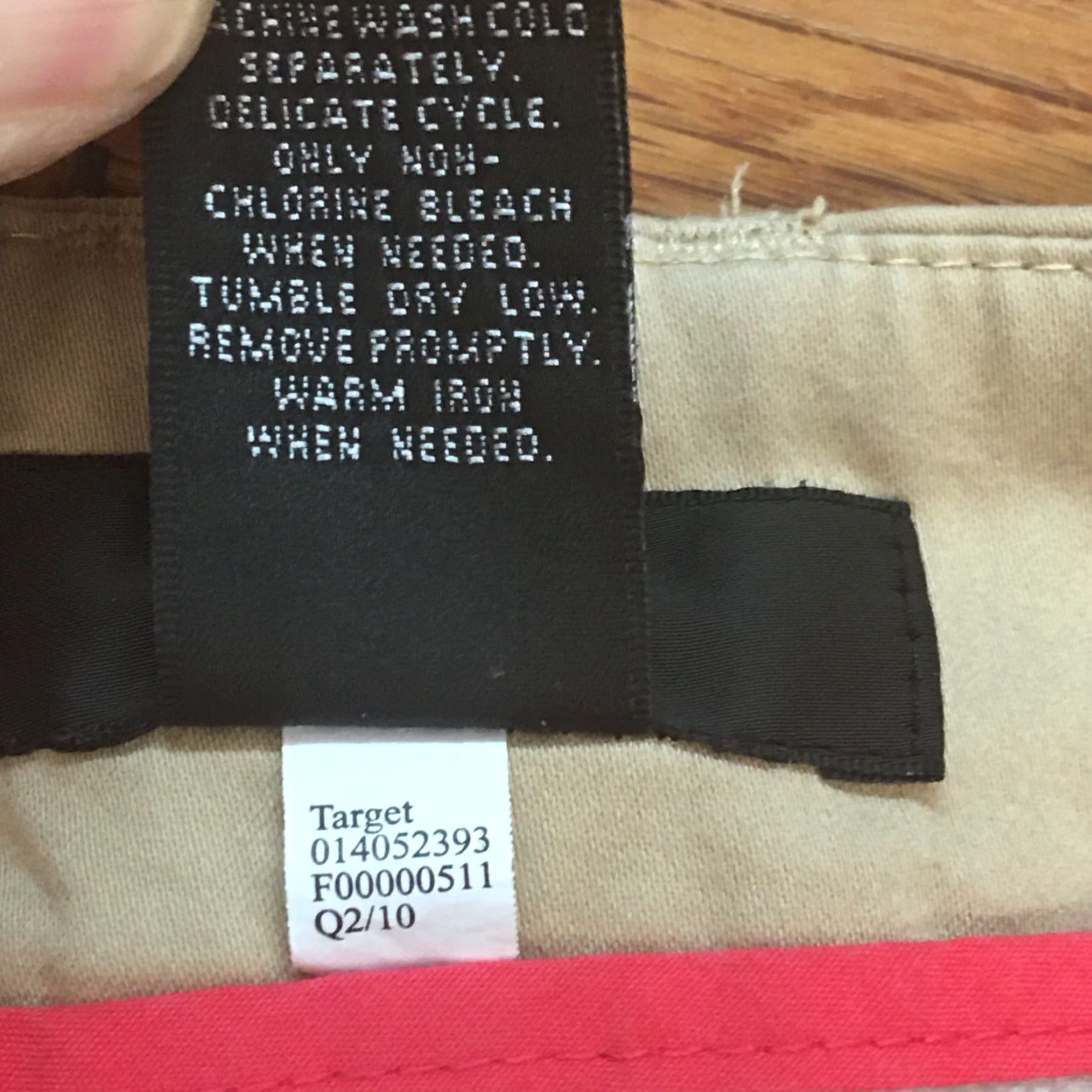 Mossimo Mossimo Womens Dress Pants Brown Flat Front Straight Leg Size 6 Stretch Casual Business Pant Size 6 Size 28" / US 6 / IT 42 - 3 Thumbnail