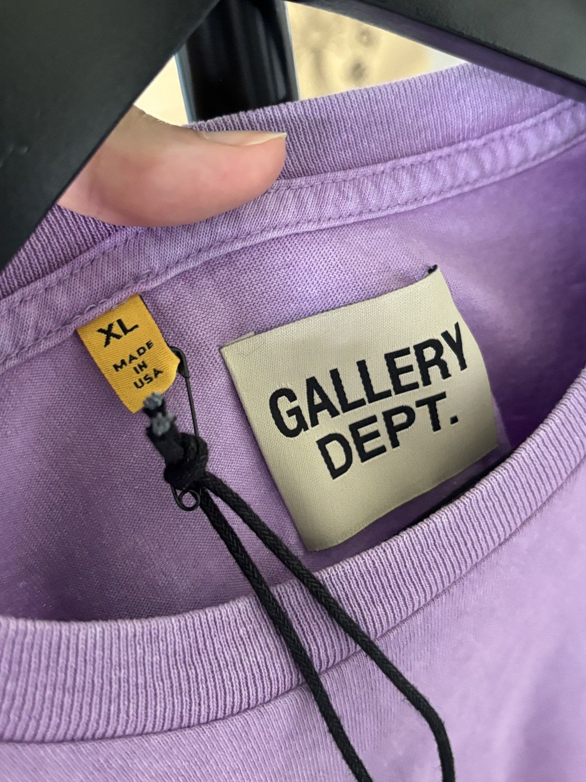 Gallery Dept. GALLERY DEPT - FADED PURPLE LOGO TEE Size US XXL / EU 58 / 5 - 9 Thumbnail