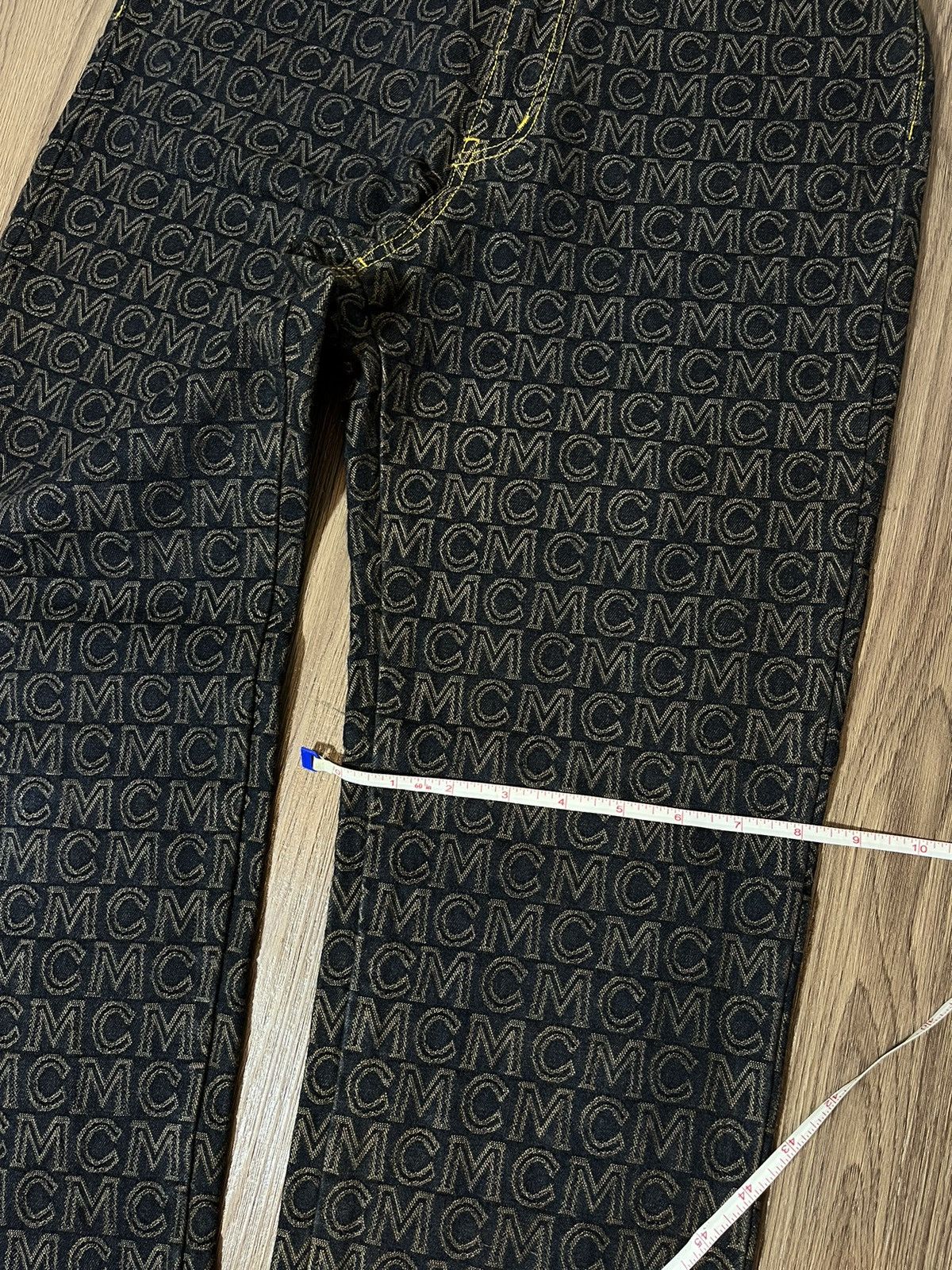 MCM MCM Legere Vintage Monogram Denim Size US 26 / EU 42 - 19 Thumbnail
