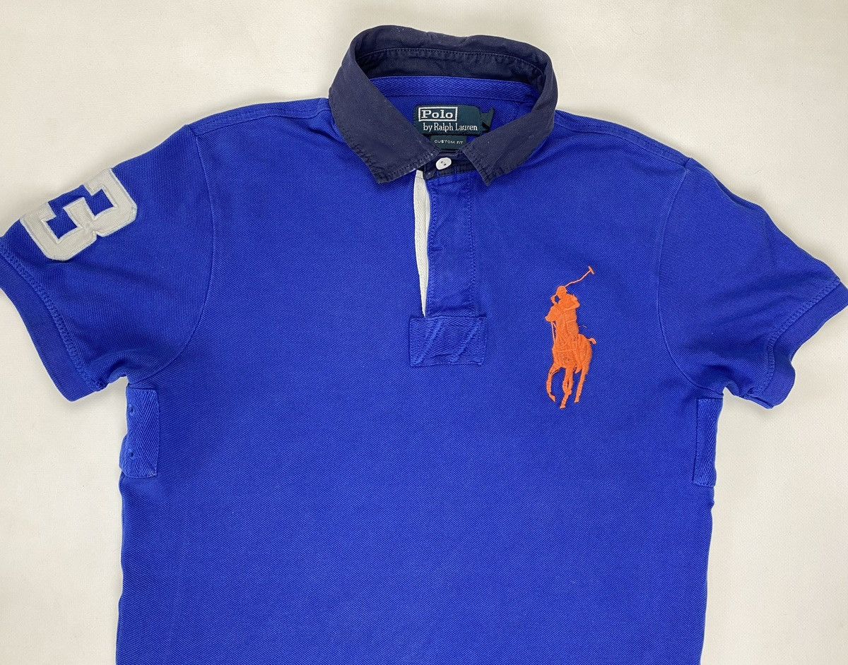 Polo Ralph Lauren × Ralph Lauren Ralph Lauren Polo Shirt Big Pony Rugby T-Shirt Distressed Size US M / EU 48-50 / 2 - 3 Thumbnail