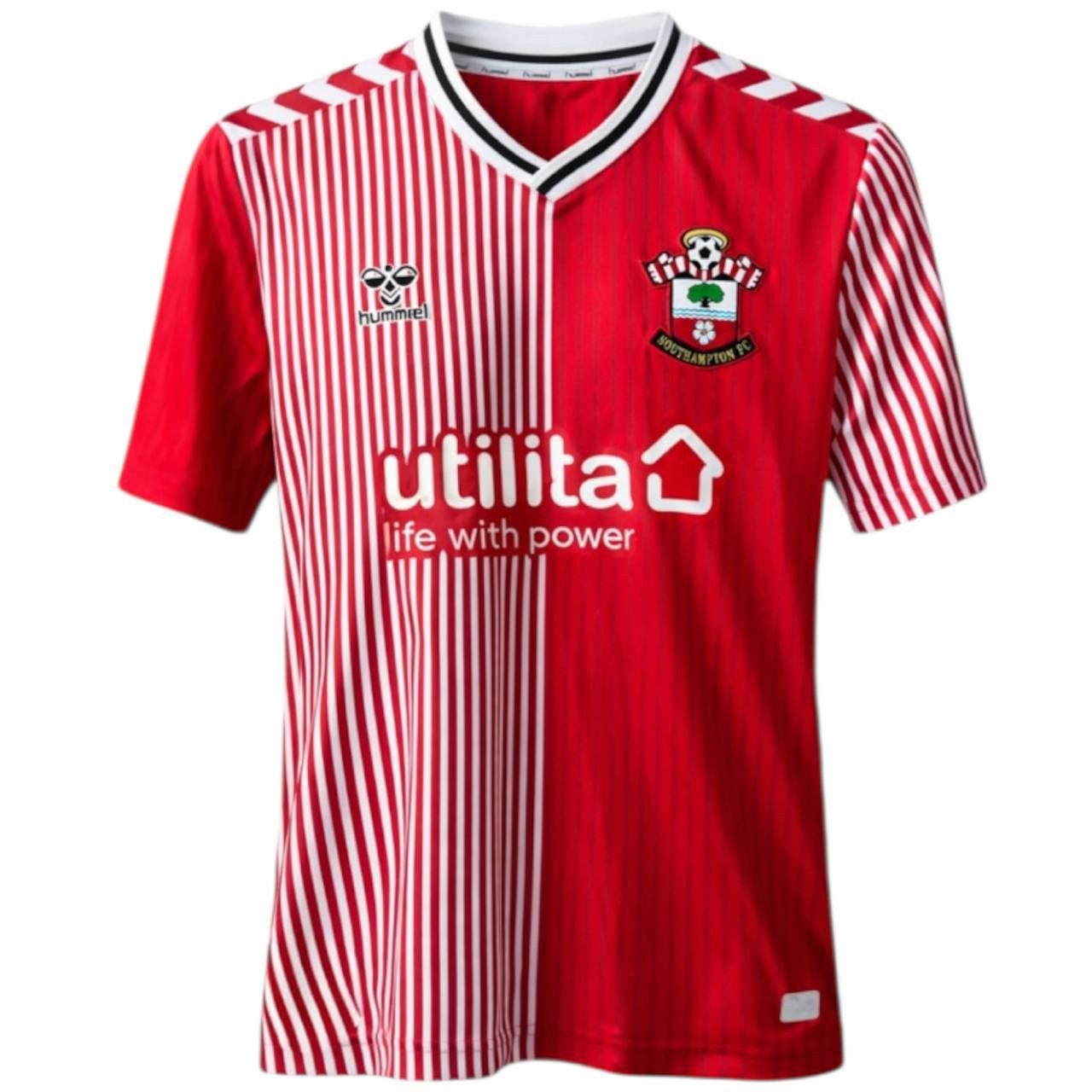 Hummel 2023/24 SOUTHAMPTON FC HOME SOCCER JERSEY FOOTBALL SHIRT L Size US L / EU 52-54 / 3 - 1 Thumbnail