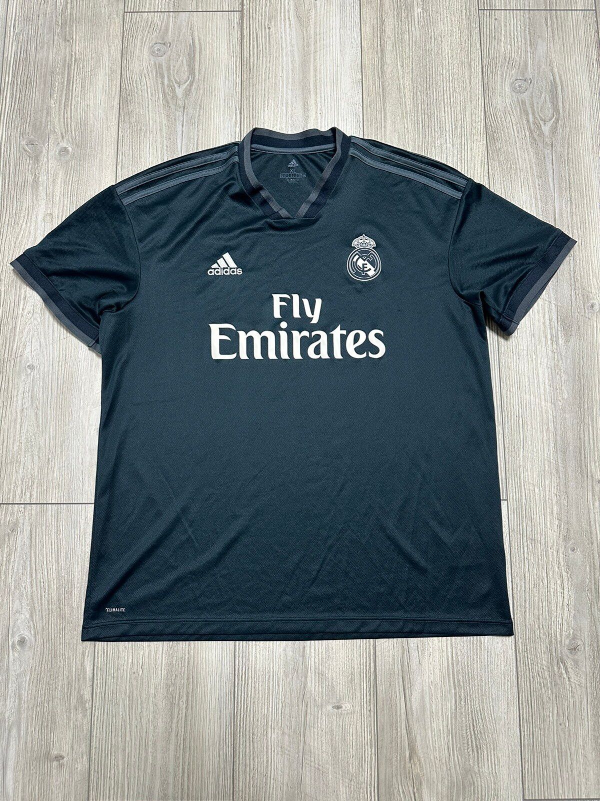 Pre-owned Adidas X Real Madrid 2018 Home Football Shirt Adidas Soccer In Grey