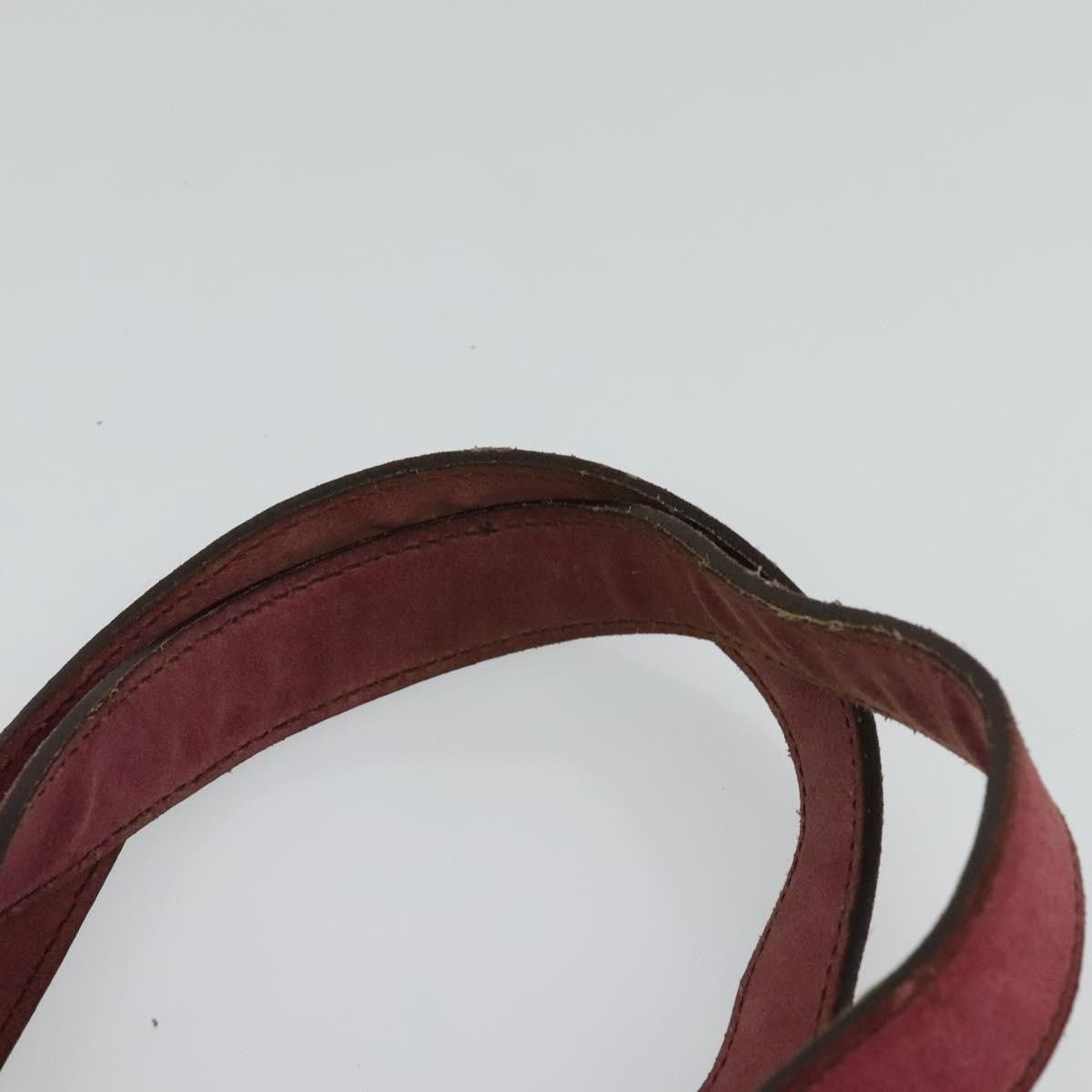 Prada PRADA Hand Bag Suede Pink Size ONE SIZE - 8 Thumbnail