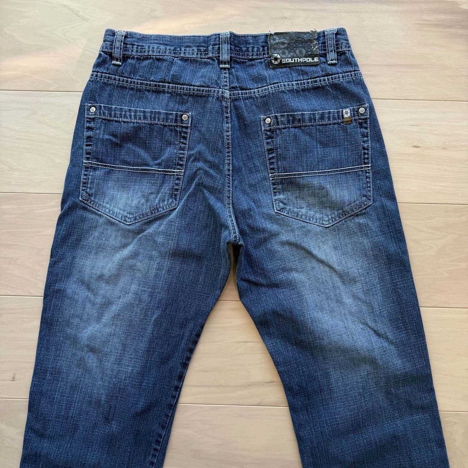 Southpole Vintage Southpole Jeans 34 Blue Y2K Baggy Denim Skater Punk Size US 34 / EU 50 - 6 Thumbnail