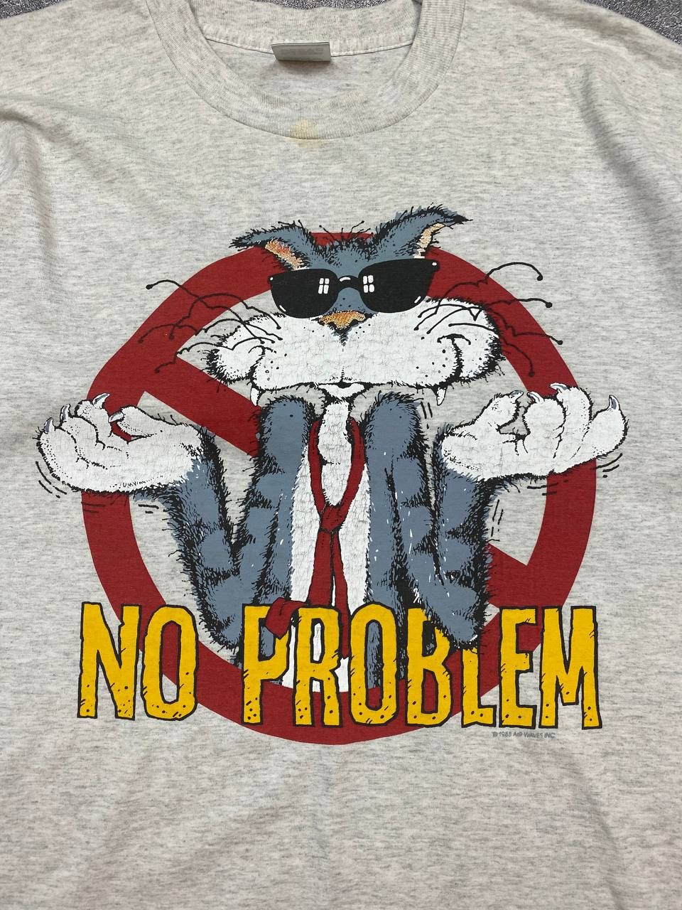 Cartoon Network × Fruit Of The Loom Vintage No Problem Cartoon Logo Tee 90s USA Single Stitch Size US XL / EU 56 / 4 - 3 Thumbnail