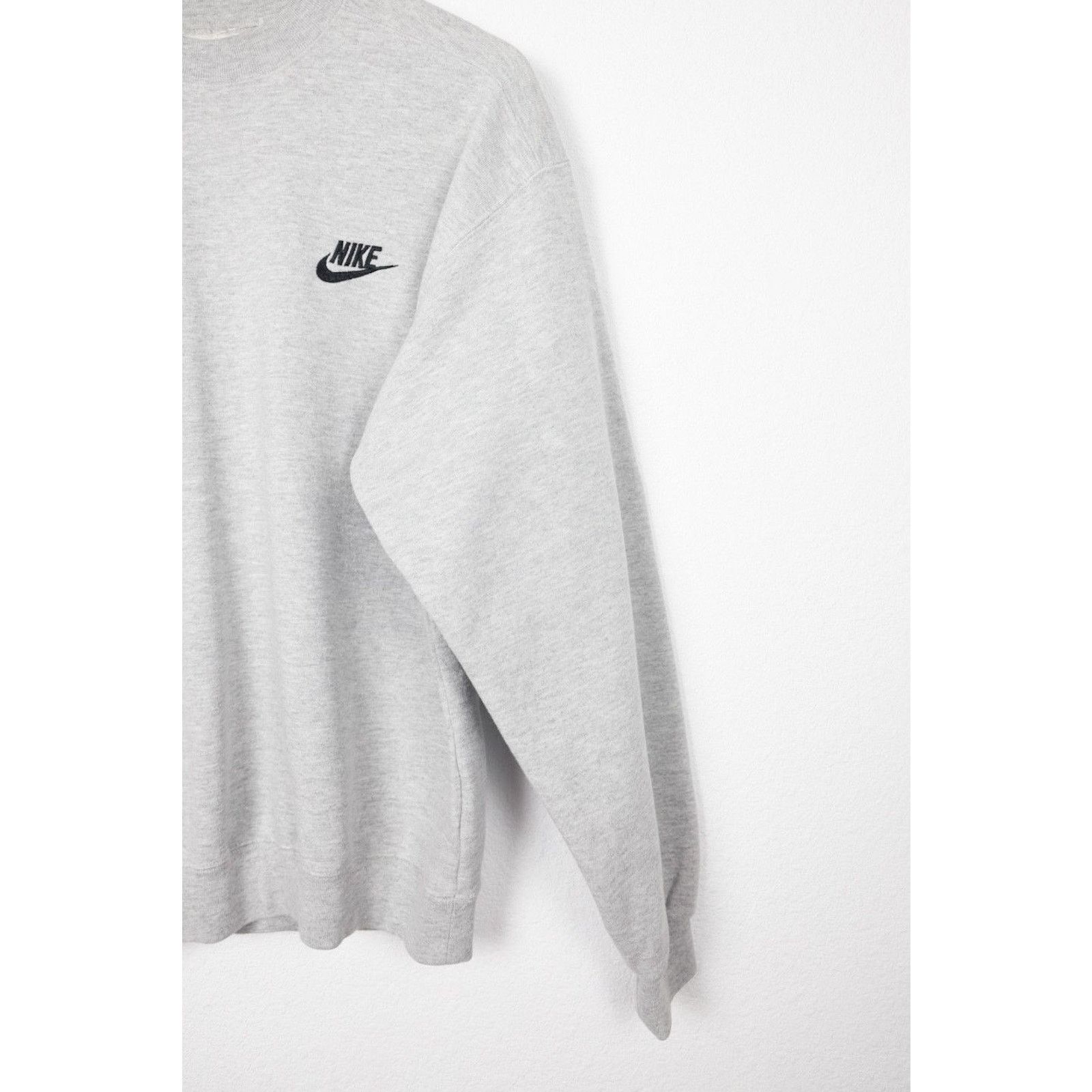 Nike × Vintage Vintage Nike Swoosh Logo Basic Crew Sweatshirt Size US S / EU 44-46 / 1 - 4 Thumbnail