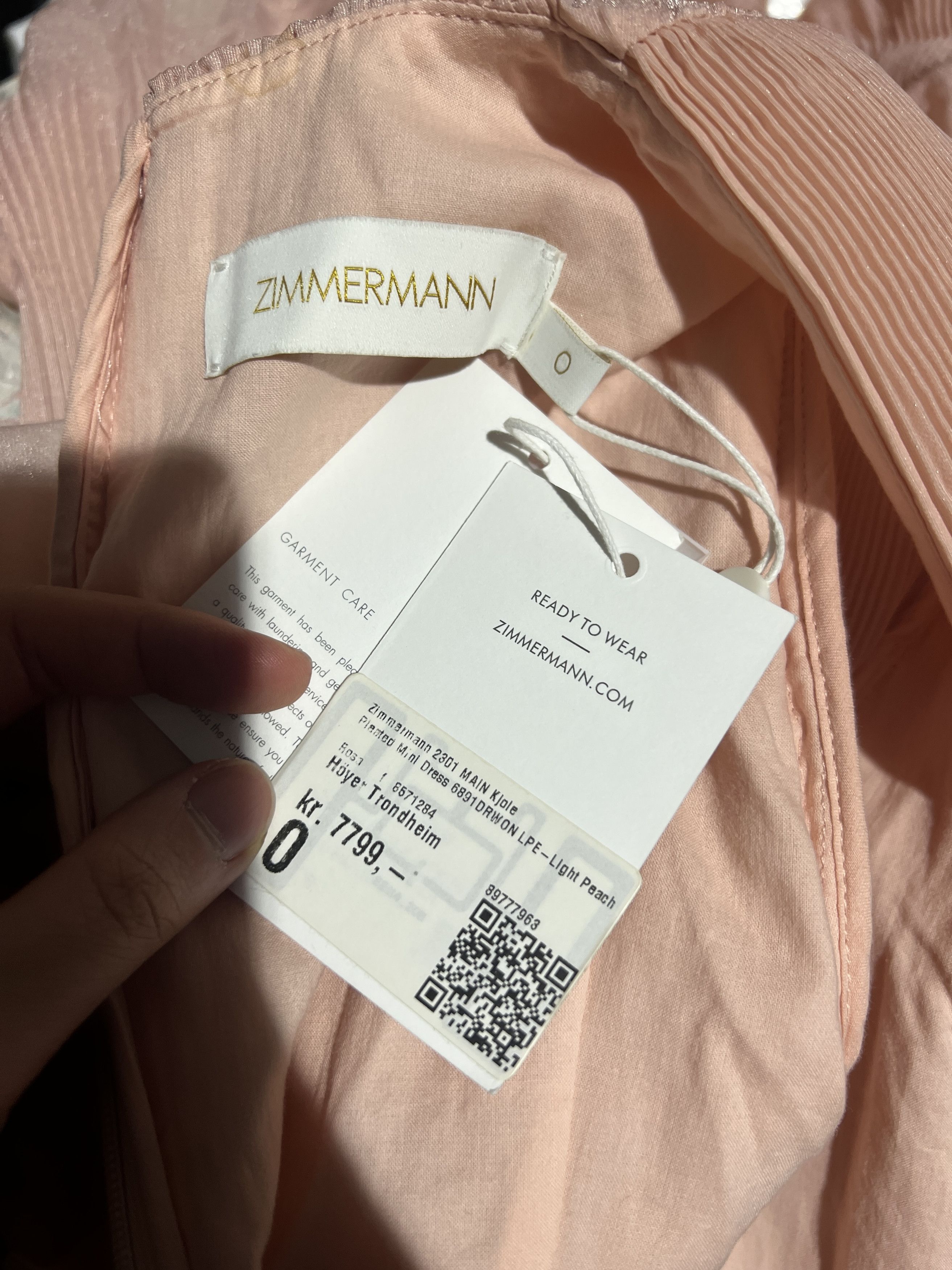 Zimmermann Pleated Mini Dress Size S / US 4 / IT 40 - 7 Thumbnail