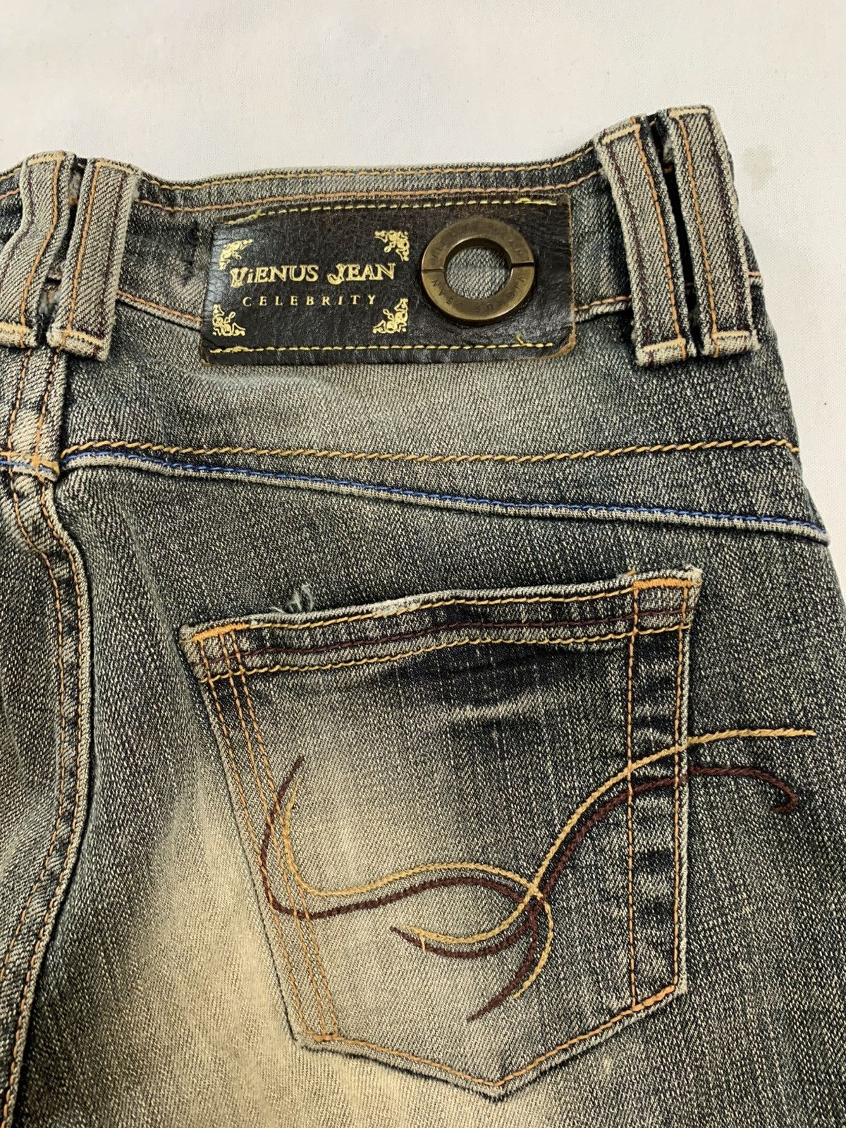 If Six Was Nine Vintage flare vienus jeans pant tornado mart style Size US 27 - 11 Thumbnail