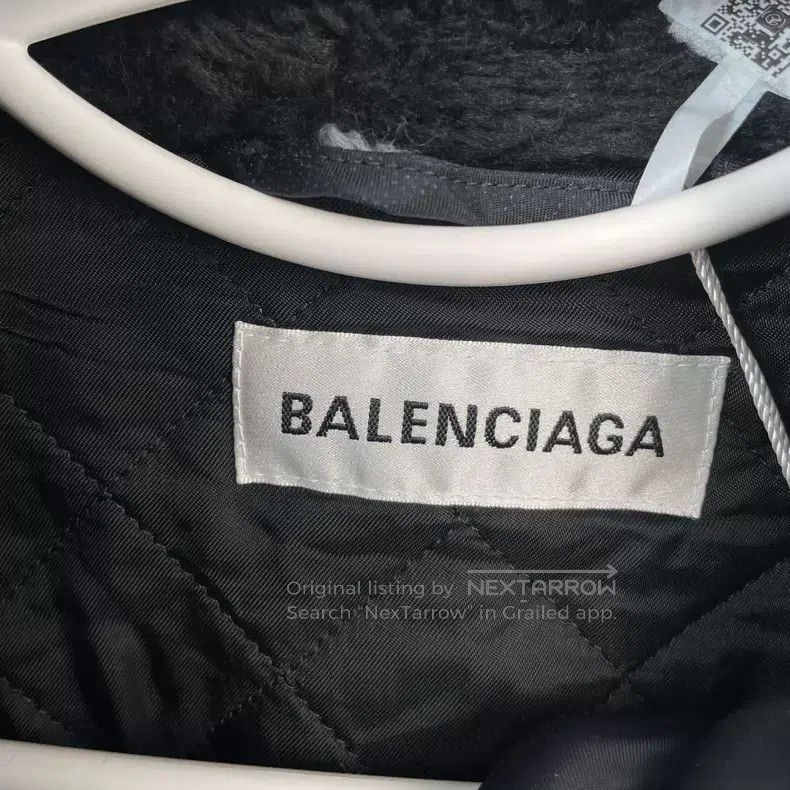 Balenciaga Balenciaga Full Logo Teddy Coat Size XXS / US 00 / IT 34 - 3 Thumbnail