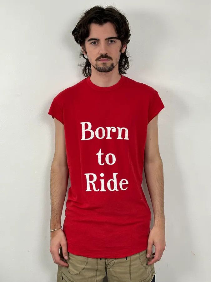 Dsquared2 AW2018 Dsquared2 Red Born To Ride T-Shirt Size US M / EU 48-50 / 2 - 2 Thumbnail