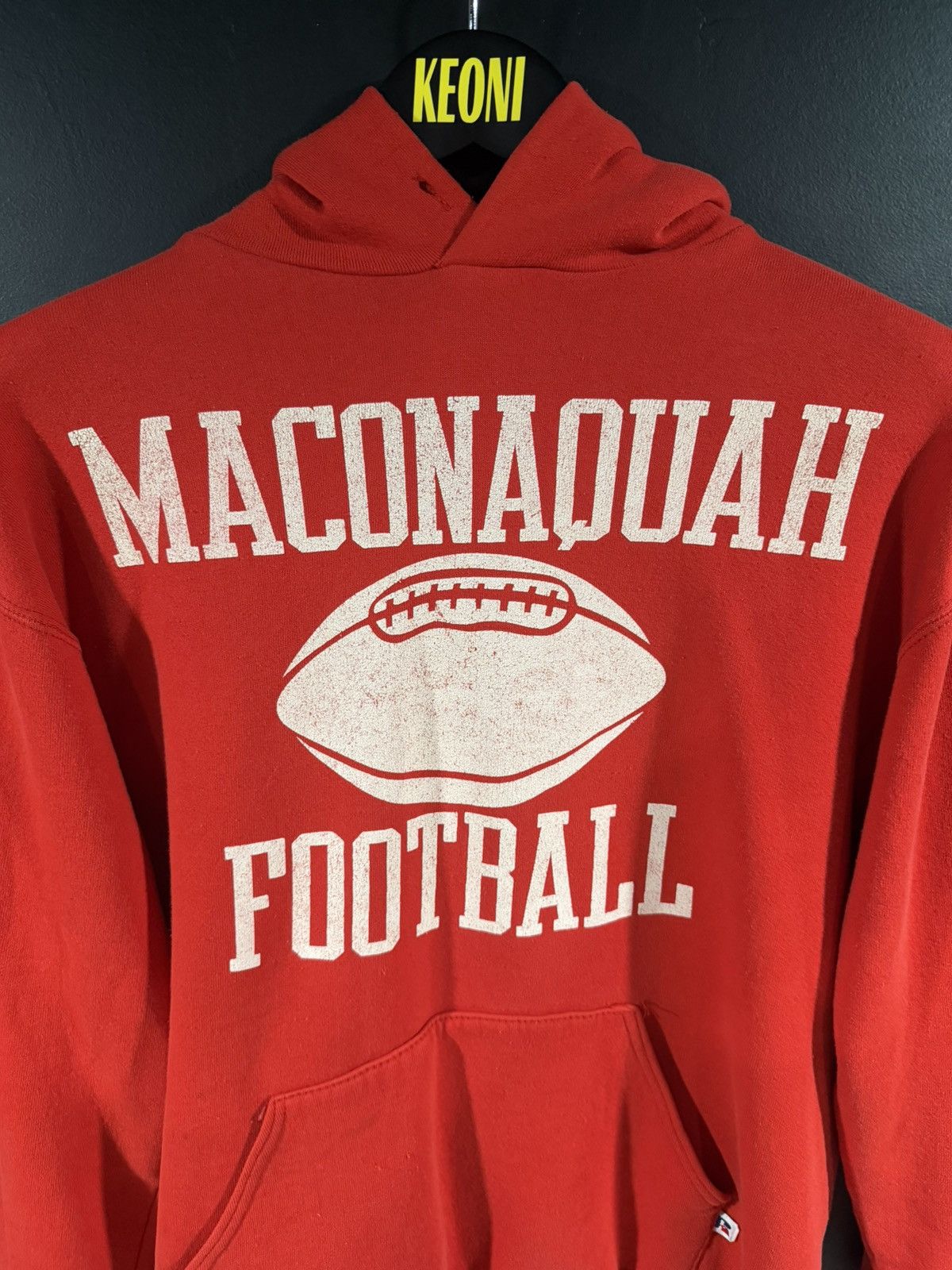 Vintage 1990s Vintage Maconaquah Football Grunge Distressed Hoodie L Size US L / EU 52-54 / 3 - 2 Thumbnail