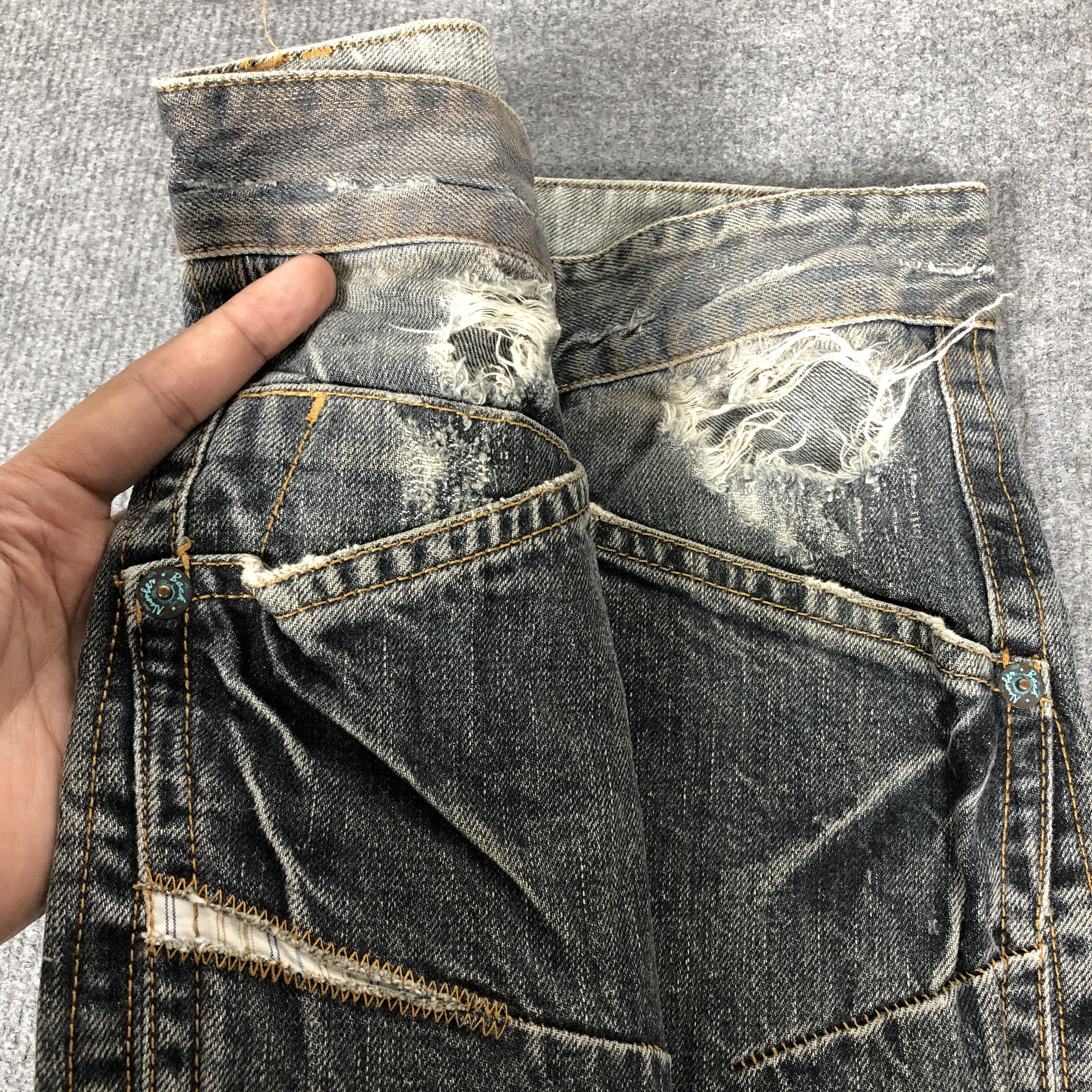 Japanese Brand × Vintage Vintage Back Number Jeans L1237 Size US 32 / EU 48 - 7 Thumbnail