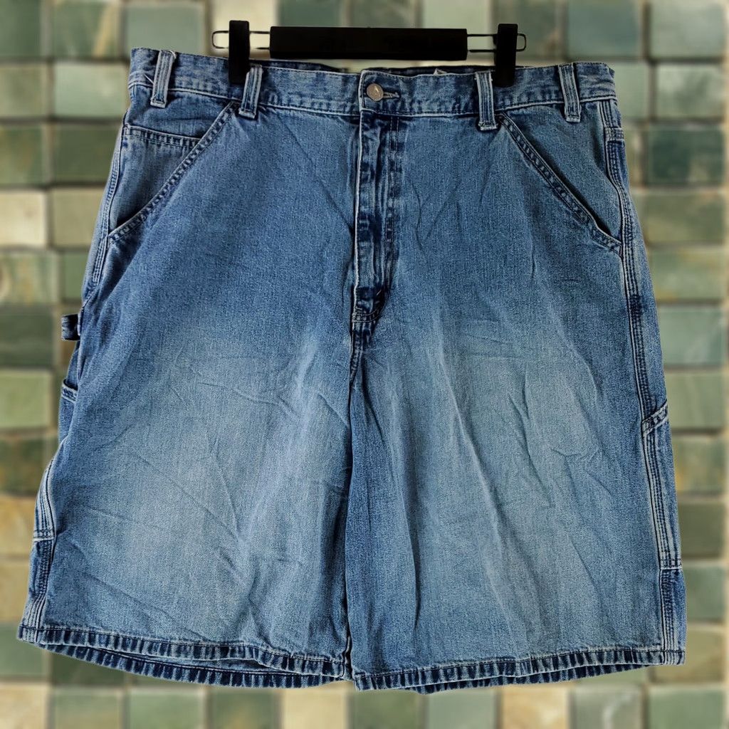 Levi's VINTAGE Levi's Silvertab Shorts VTG Y2K Carpenter Blue Mens 38 (38 Actual) Size US 38 / EU 54 - 1 Thumbnail