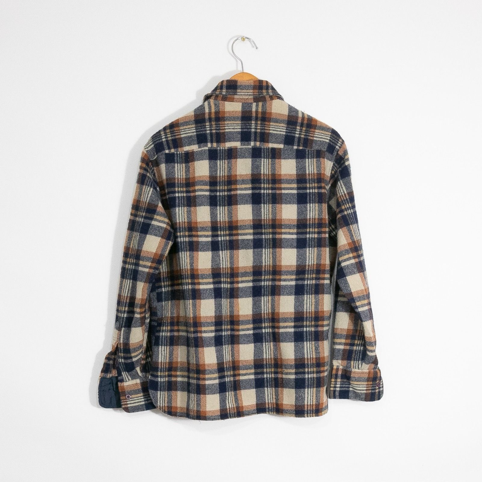 Gap Vintage 80s Gap Wool Blend Flannel Button Up Shirt Large Size US L / EU 52-54 / 3 - 5 Thumbnail