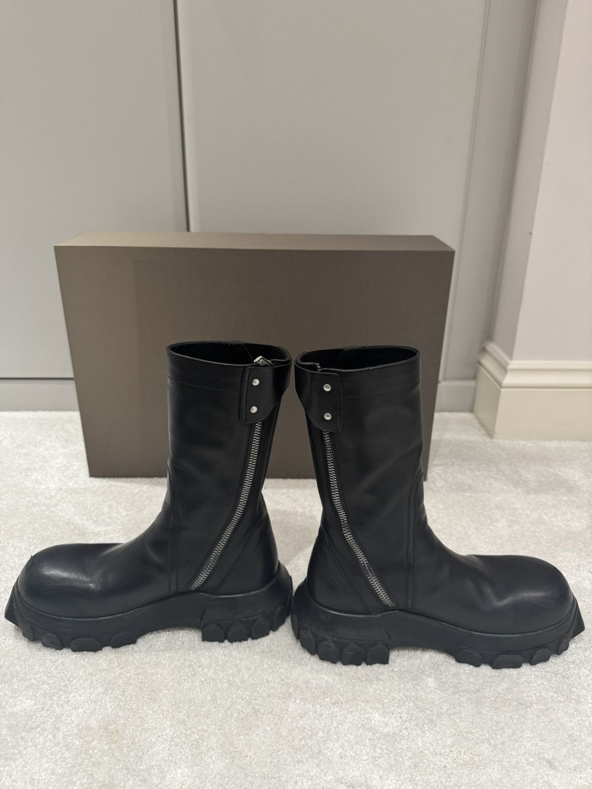 Rick Owens Creeper Bozo tractor boots | Grailed