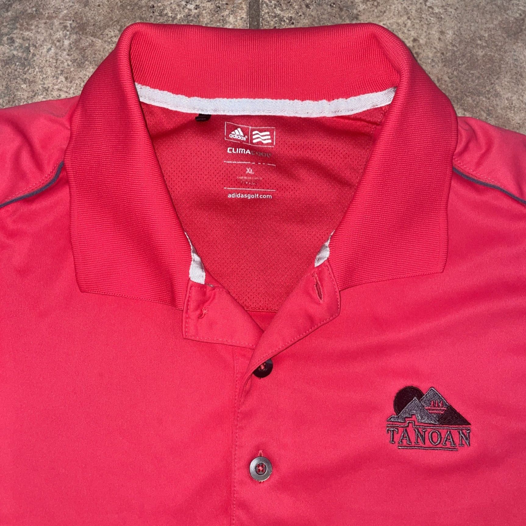 Adidas Adidas Clima Cool Polo Shirt Mens XL Pink Short Sleeve Polo Shirt XL Pink Adidas Clima Cool Mens Size US XL / EU 56 / 4 - 2 Thumbnail