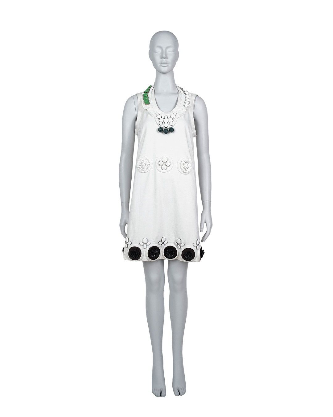 Prada Prada S/S2003 Beadwork Dress Size M / US 6-8 / IT 42-44 - 3 Thumbnail
