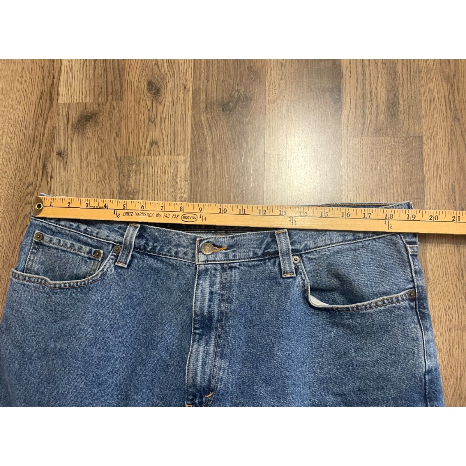Eddie Bauer Eddie Bauer Jeans Men's 40x32 Blue Denim Classic Fit Straight Leg Size US 40 / EU 56 - 4 Thumbnail