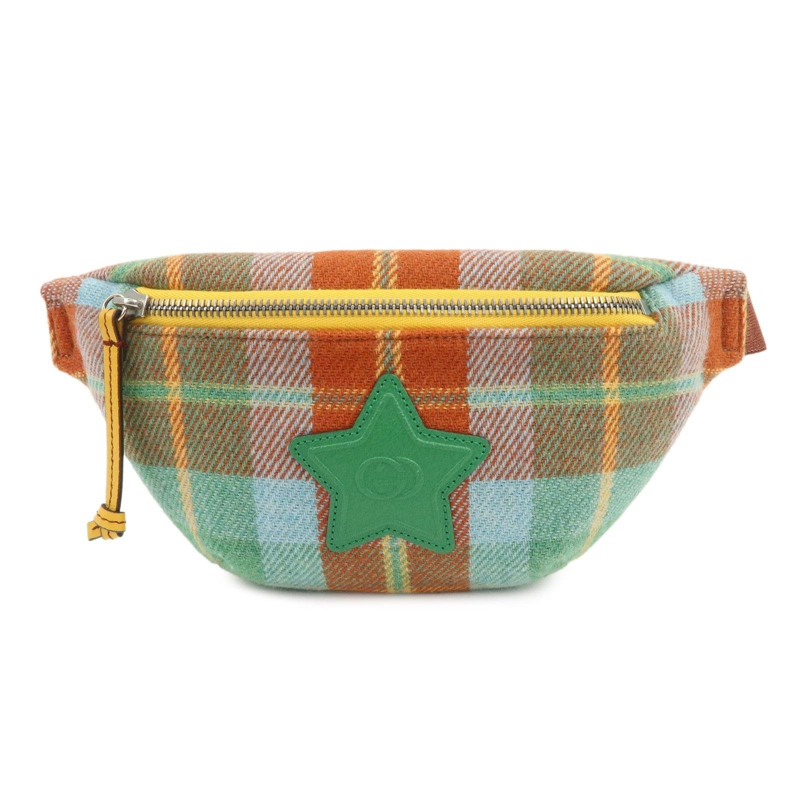 Gucci Gucci Children's Wool Leather Belt Bag Multicolor Size ONE SIZE - 1 Thumbnail
