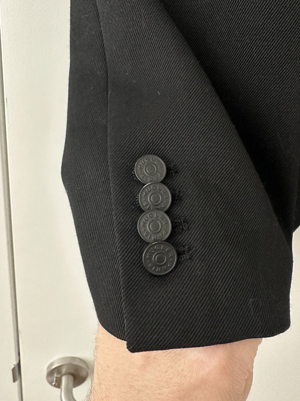 H&M Mugler H&M Defined-Waist Wool Blazer . Size 44R Size 44R - 6 Thumbnail