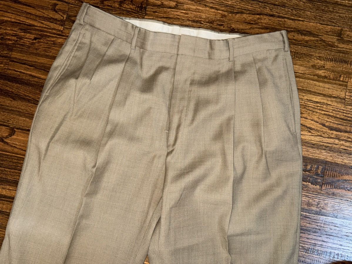 Tommy Hilfiger Tommy Hilfiger Tan Khaki Pleated Dress Pants Size 36x29 Size US 36 / EU 52 - 3 Thumbnail