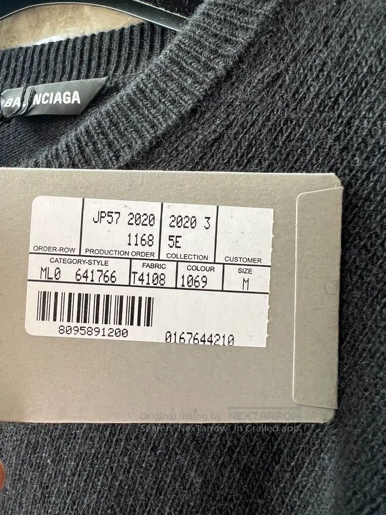 Balenciaga Balenciaga Sweater M Size US M / EU 48-50 / 2 - 6 Thumbnail