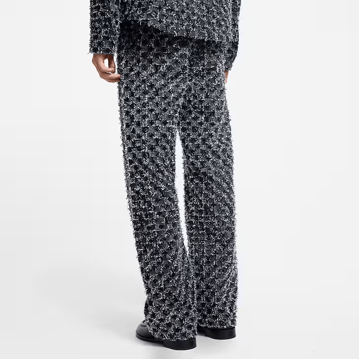 Louis Vuitton Flocked Monogram Denim Skate Trousers Size 44R - 4 Thumbnail