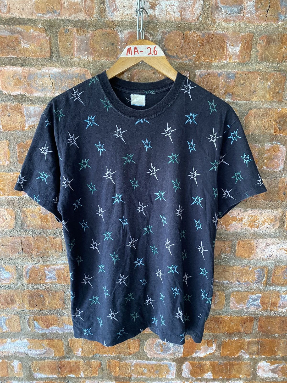 Undercover SS03 Undercover Barbered wire star tee Size US M / EU 48-50 / 2 - 2 Thumbnail
